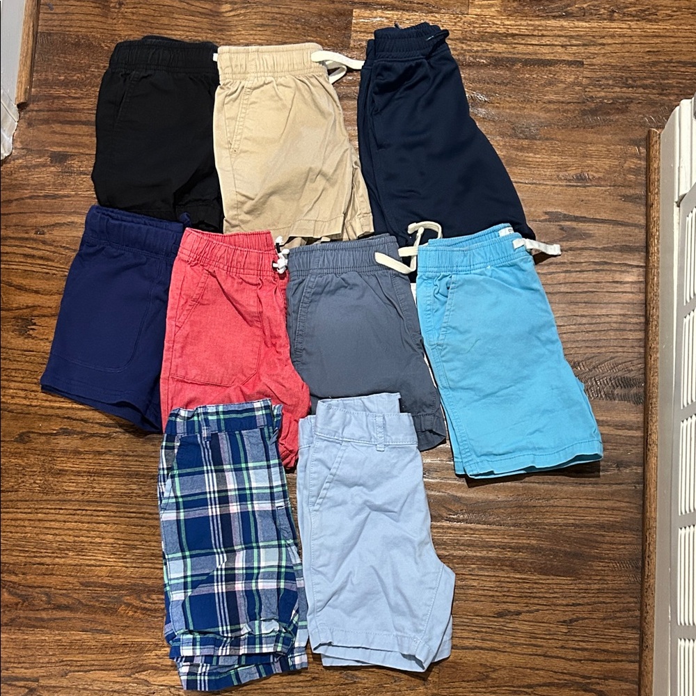 Kids Assorted Color Shorts Set